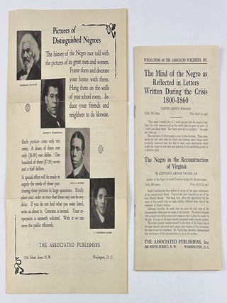 Item #12838 Publications of the Associated Publishers, Inc. African Americana, Inc The Associated...