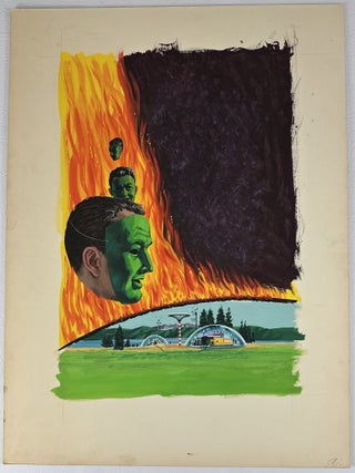 Item #12920 [Original Cover Painting for a Seemingly Unproduced Science Fiction Novel, NOT IN OUR...