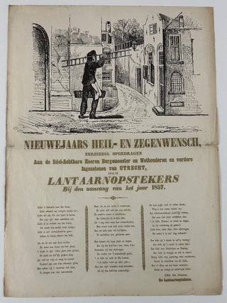 Item #12969 Nieuwejaars Heil-En Zegenwensch, Eerbiedig Opgedragen Aan de Edel-Achtbare Heeren...
