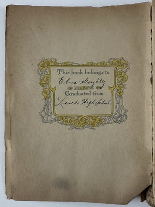 Item #12981 [Manuscript Memory Book and Scrapbook Compiled by Elena Gonzalez, a Young...