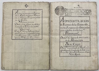 Item #13010 Administracion de Rentas de la Excma. Senora Marquesa de Astorga, Duquesa y Senora de...
