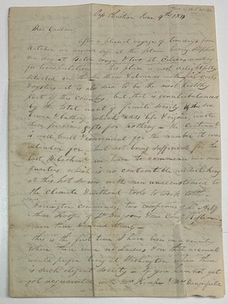 Item #13130 [Autograph Letter Signed by Lieutenant W.M. Littlejohn to Lieutenant Charles Kitchell...