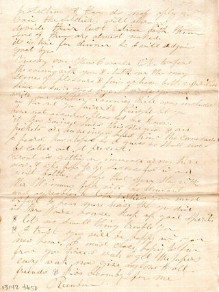 [Partial Autograph Letter Signed from Union Soldier Reuben Kirk, to His Wife in Springfield, Vermont, Describing Escaped Slaves Seeking Refuge with Union Forces in Virginia, and the Growing Anti-Slavery Sentiment of Rank-and-File Soldiers].