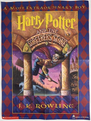 Original Promotional Poster for the First American Edition of HARRY POTTER AND THE...