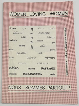 Item #13248 Women Loving Women Nous Sommes Partout! [wrapper title]. LGBTQIA, International...