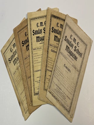 Item #13263 C.M.E. Sunday School Magazine [five issues]. African Americana, J. A. Martin, Tennessee