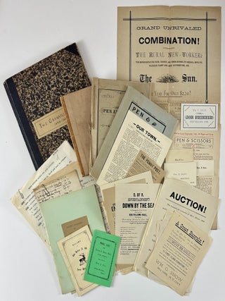 Item #13367 [Collection of Amateur Journalism Published and Often Printed by William G. Snow, a...