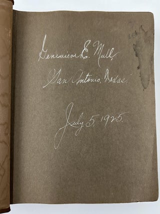Item #2712 [Annotated Vernacular Photograph Album and Scrapbook Kept by Movie-Crazed San Antonio...