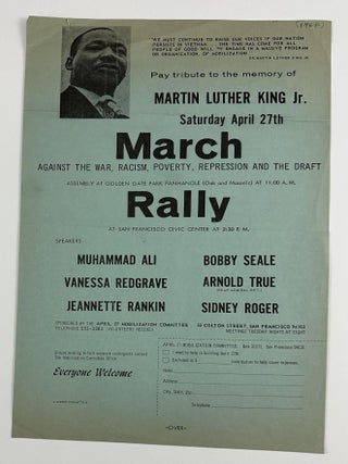 Item #3397 Pay Tribute to the Memory of Martin Luther King Jr. Saturday April 27th. March Against...