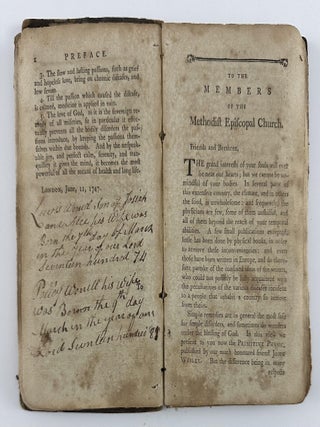 Item #3546 [Manuscript Family Record of Josiah Worrell and His Descendants, Written Within a...