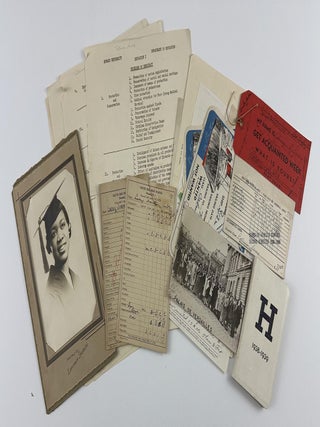 Item #3831 [Small Archive of Items Belonging to a Female Student at Howard University During the...