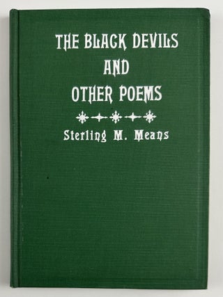 Item #4610 The Black Devils and Other Poems. African Americana, Sterling M. Means