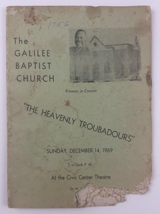Item #4641 The Galilee Baptist Church Presents in Concert "The Heavenly Troubadours" [wrapper...