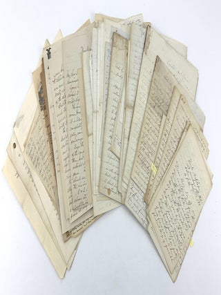 Item #5281 [Substantial Archive of Correspondence and Personal Papers Documenting the Life and...