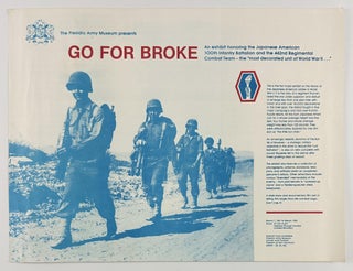 Item #5338 The Presidio Army Museum Presents Go for Broke: An Exhibit Honoring the Japanese...