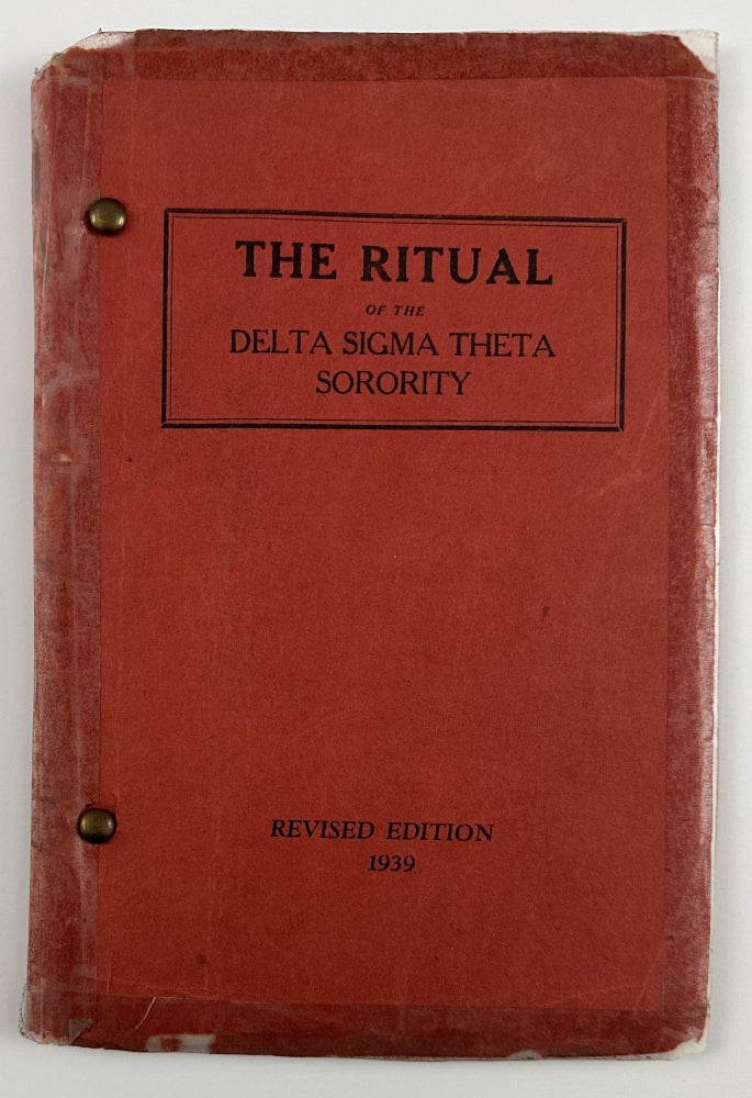 Delta Q Ritual The Ritual of the Delta Sigma Theta Sorority cover title | African ...