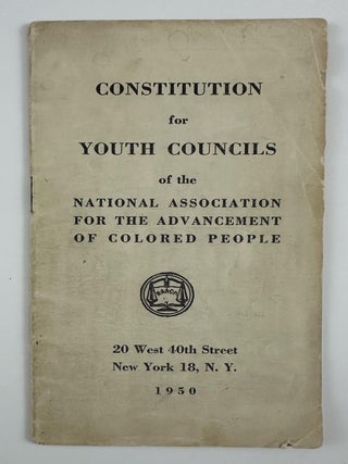 Item #6042 Constitution for Youth Councils of the National Association for the Advancement of...