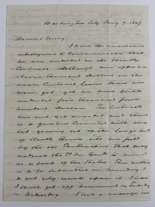 Item #6056 [Manuscript Letter Partially Concerned with Luring Members of the Famous Randolph...